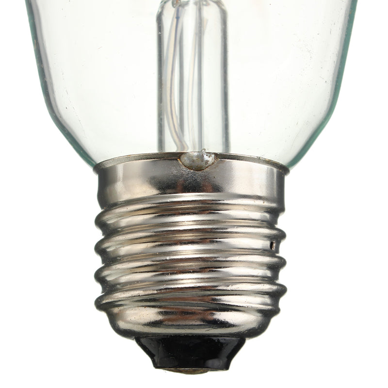Kingso AC85-265V Non-dimmable Warm White 480LM E27 ST64 6W LED COB Light Bulb for Indoor Home