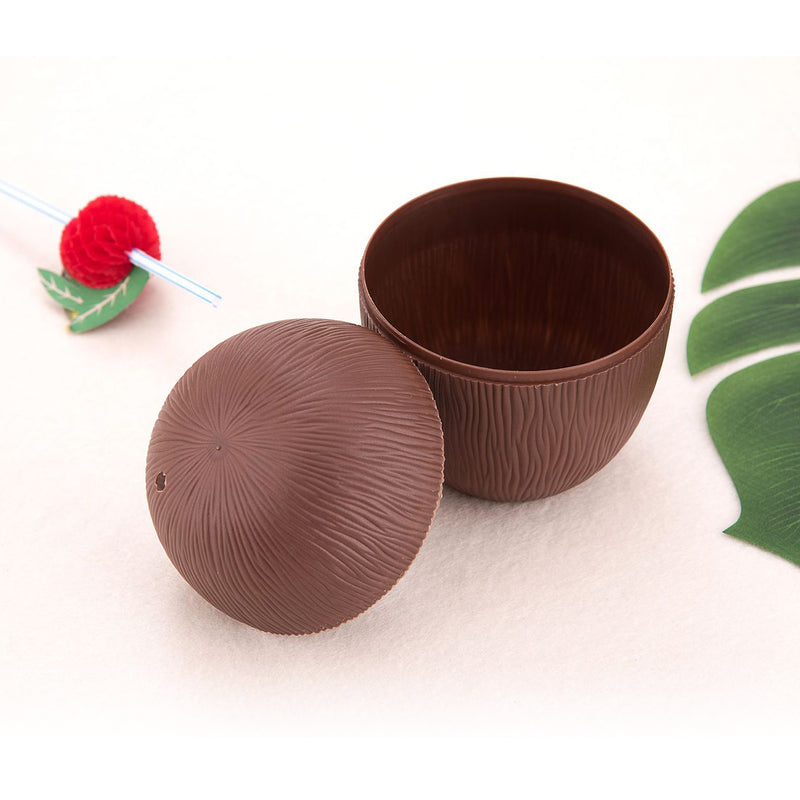 4 Pcs Plastic Cup Fruit Shape Drink Cups Coconut Cup Camping Portable Drink Containers