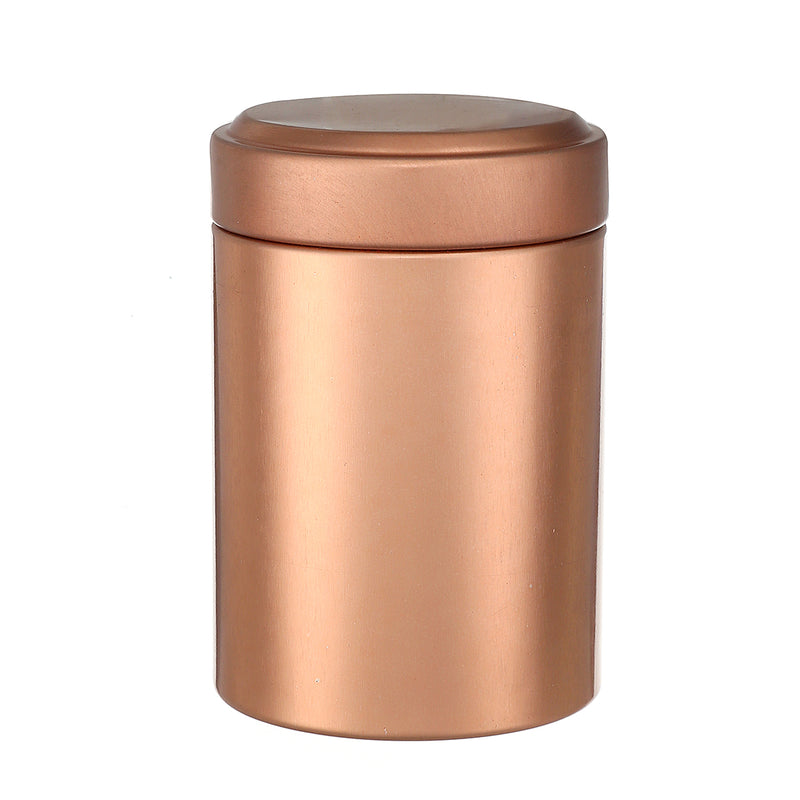 Mini Round Pocket Tea Tin Metal Canisters Container Sugar Coffee Storage Box Jar Parts Storage Box