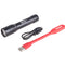 SHUOLIDE T8 XP-G R5 300Lumens Multi-function Portable LED Flashlight USB Output Power Bank 18650
