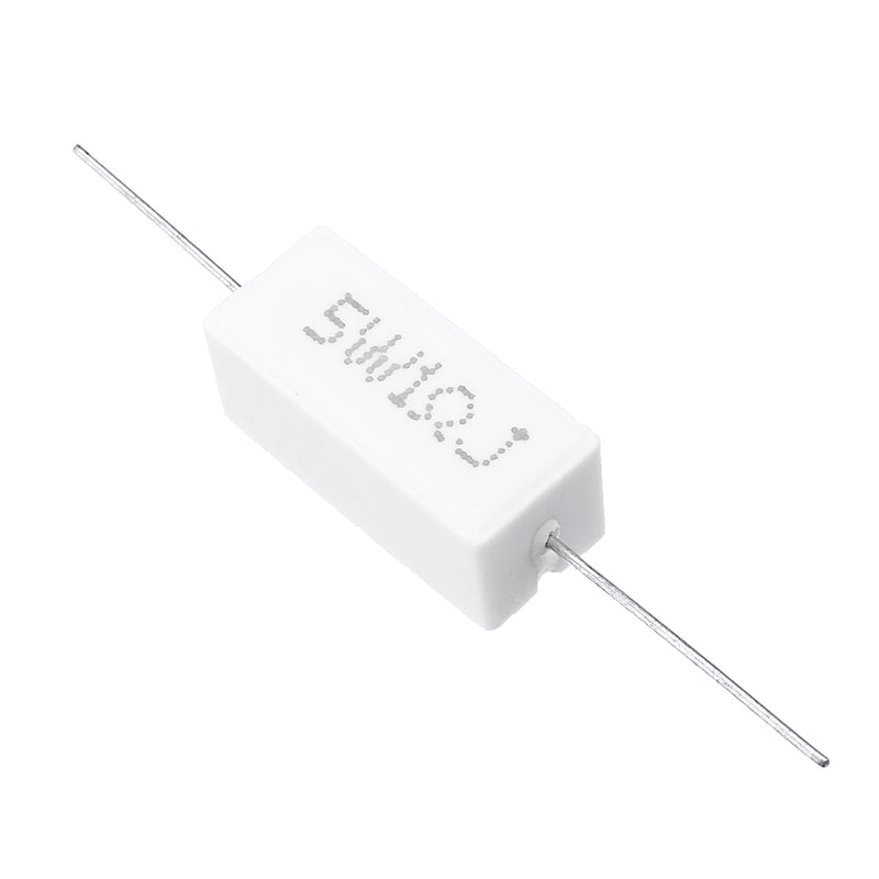10pcs 5W 1 ohm 1R Ceramic Cement Resistor