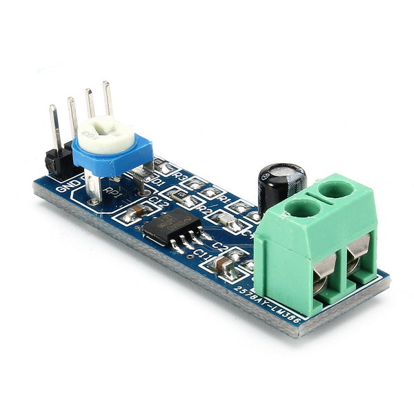 LM386 Module 20 Times Gain Audio Amplifier Module With Adjustable Resistance