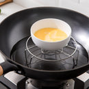 Jordan&Judy Multifunctional Metal Steaming Rack 304 Stainless Steel Home Kitchen Cooking Pot Steamer Tray Steaming Stand