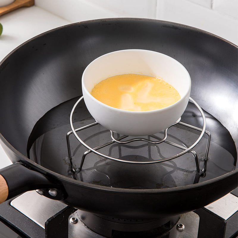 Jordan&Judy Multifunctional Metal Steaming Rack 304 Stainless Steel Home Kitchen Cooking Pot Steamer Tray Steaming Stand