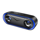 Bakeey Colorful LED Light Bass Speaker Wireless bluetooth 5.0 Speaker FM Radio Flash Drive TF Card Subwoofer with Mic