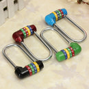 Long 4 Digit Number Code Dial Combination Padlock Security Safety Cabinet Luggage Lock