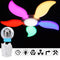 E27 90W Foldable Colorful LED Light Bulb 5-Leaf Angle Adjustable Deformable Garage Lamp for Indoor AC110-265V