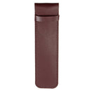 Kicute Handmade Genuine Pencil Bag Leather Cowhide Fountain Pen Cases Cover Office School Supplies