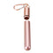 Telescopic Reusable Drinking Straw Portable 3 Fold Stainless Steel Metal with Cleaning Brush