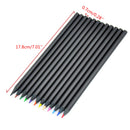 12 Colors Wooden Drawing Charcoal Pencils Black Soft Painting Sketch Fine Art Pencil