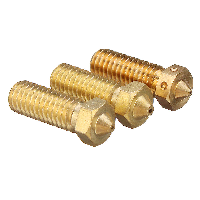 Upgraded 0.4mm/0.6mm/0.8mm Brass Volcano Nozzle for 1.75mm Filament