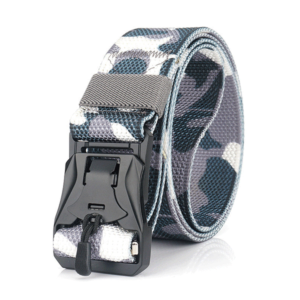 XMUND XM-TB01 125cm Punch Free Magnetic Buckle Belt Quick Release Nylon Leisure Belt Tactical Belt