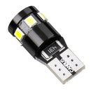 10Pcs Audew T10 W5W Car 2835 SMD LED Side Marker Lights Parking Interior Bulbs Canbus Error Free 2.7W 4882K Xenon White