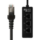 LAN Ethernet Cable Splitter Network RJ45 1 Male To 3 Female Networking Connector Networking Splitter Adapter Cable