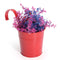 10Pcs Iron Metal Hanging Flower Pot Balcony Plant Garden Planter Home Decorations