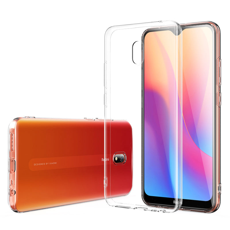 BAKEEY Xiaomi Redmi 8A Clear Transparent Shockproof Hard PC Protective Case