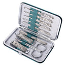 Y.F.M Stainless Steel Totem Nail Clipper Set 9Pcs Toe Nail Clipper Manicure Tool Clipper Set