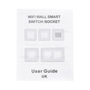 WiFi Smart Light Wall Switch Socket Outlet + 2 Gang Push Button Switch DE EU Smart Life Tuya Wireless Remote Control Work with Alexa Google Home