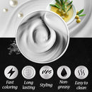 Y.F.M Hair Cream Silver Gray Hair Wax Temporary Hairstyle Cream Natural Silver Ash Matte Hairstyle Hair Dyes 100ml
