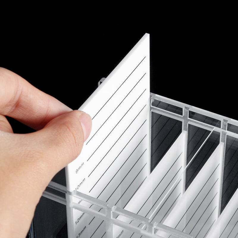 8 Layers Makeup Display Container Eyelashes Storage Box Acrylic Pallet Lash Holder