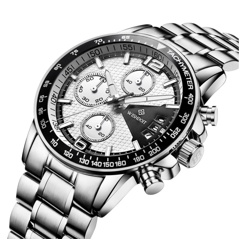 WISHDOIT WSD-002 Fashion Men Quartz Watch Luxury Luminous Business Wrist Watch