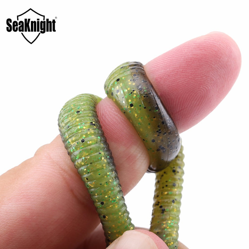 SeaKnight SL011 6pcs/bag 7.4g 102mm/4in Senko Soft Fishing Lure Worm Bass Carp Fishing Bait