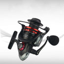 ZANLURE XM2000-5000 5.5:1 13+1BB Full Metal Spinning Fishing Reel Left Right Hand Interchange Reel