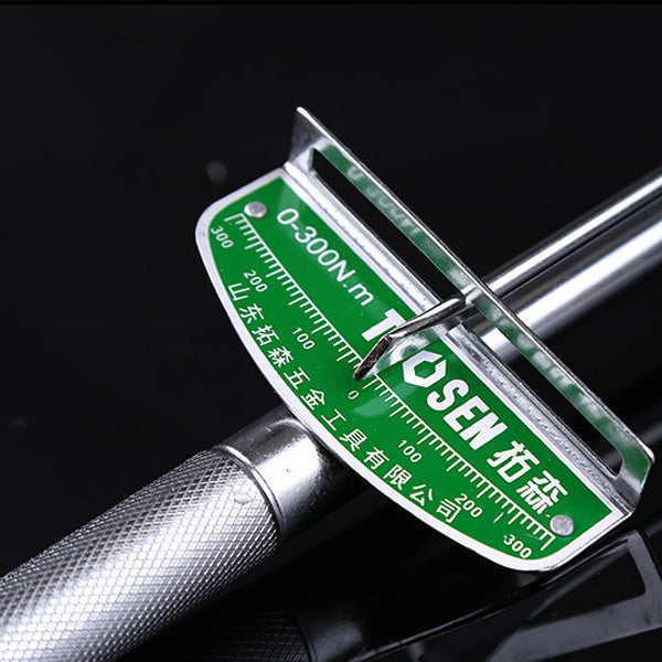 Tuosen 1/2inch 300N.M Dial Design Socket Torque Wrench Tension Wrench Hand Tool