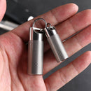 IPRee EDC Mini Waterproof Pill Case Titanium Seal Storage Tank Holder Container Outdoor Camping