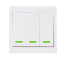 3pcs 3CH Wireless Remote Transmitter Sticky RF TX Smart For Home Living Room Bedroom 433MHZ 86 Wall Panel Works With SONOFF RF/RFR3/Slampher/iFan03/4CHProR2/TX Series/433 RF Bridge