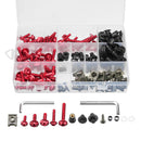 177pcs Motorcycle Fairing Bolt Kit Nuts Fastener Clips Screws For Honda/KawasakiYamaha/Suzuki