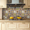 Retro Self-adhesive Wall Sticker Home Tiles Floor Background Kitchen PVC Anti-oil Wall Stickers