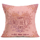 Honana WX-P3 43x43cm Mother's Day Gift Flower Cotton Linen Pillow Case Cushion Cover Home Car Decor