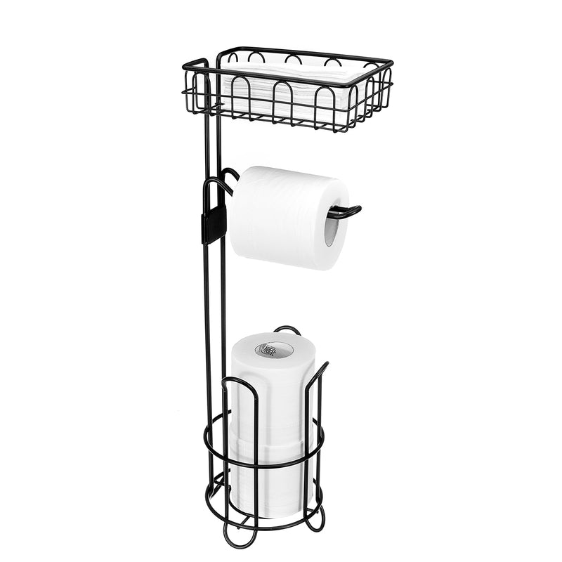 Toilet Paper Towel Storage Stand Organizer Rack Bathroom Vertical Roll Holder Shelf