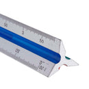 Aluminium Triangle Ruler 15cm or 30cm Three Color Coded Sides Architect Engineer Angle Ruler Woodworking Gauging Tool