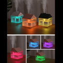3 In 1 Mini USB House Humidifier Fan Night Light 3 Color Home Office Air Purifier