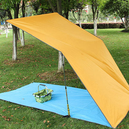 KCASA KC-TTL 250cm Ultralight Sun Shelter Camping Picnic Mat Beach Tent Pergola Awning Taffeta Tarp