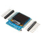 5Pcs Geekcreit OLED Shield V2.0.0 For Wemos D1 Mini 0.66" Inch 64X48 IIC I2C Two Button