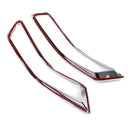 4Pcs Chrome Fog Light Lamp Reflector Cover Trims for Nissan Rogue 2017-2018 X-Trail 2017