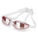 Anti-fog Swimming Goggles Adjustable Swim Diving Glasses Electroplating Lens