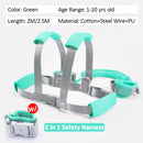 2 In 1 Toddler Safety Harness Anti Lost Wrist Link Baby Kid Leash Wristband Belt  Support