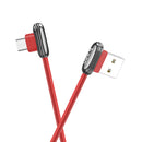 HOCO U60 90 Degree Micro USB Fast Charging Data Cable for Tablet Smartphone 1.2M