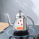 1.2/1.8L Stainless Steel Coffee Drip Pot Gooseneck Kettle Teapot with Filter Induction Cooker Tea Kettle