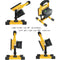 10W 24LED Portable Rechargeable Outdoor Camp Flood Light Spot Work Trouble Lamp