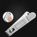 Y.F.M Stainless Steel Nail Clipper Fingernail Cutter Anti Splash Manicure Tool with Nail File