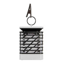 Solar Powered 75 LED Flame Effect Hanging Lantern Light Outdoor Waterproof Garden Lawn Tree Decor