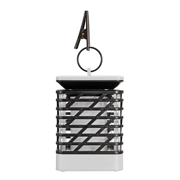 Solar Powered 75 LED Flame Effect Hanging Lantern Light Outdoor Waterproof Garden Lawn Tree Decor