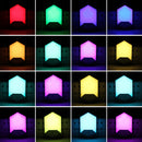 RGB LED Night Light Plug in Wall Dusk to Dawn Sensor Remote Control Stair Cabinet Lamp