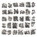 900 Pcs Electrolytic Capacitors 20% 30 Value Assortment Kit 0.1uF~1000uF