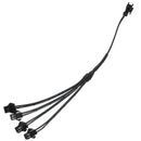 5/4/3/2 in 1 Splitter Cable for EL Wire Neon Strip Light Conected with Inverter